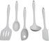 Chef Craft Premium Silicone Cooking Ladle, 11.25 inch, Gray...