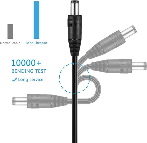 12V AC Adapter Power Supply Compatible Seagate Expansion SRD00F2, Backup Plus SRD0SD0, Central, FreeAgent GoFlex, SimpleTech External Hard Drive a...