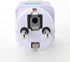 ANRANK UE3360AK 2 Packs Universal AU US UK to EU Europe Plug AC 250V Power Travel Adapter White...