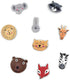 50Pcs Animal Wooden Buttons Cute 2 Holes Mixed Cartoon Wood Button for Sewing Art Craft, DIY Crafts, Scrapbooking, Sewing, Cardmaking...