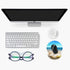 Ergonomic Design Mouse Pad with Wrist Rest Support, Cute Wrist Mouse Pad Non-Slip PU Base Mouse Mat, Pain Relief Mousepad for Gaming & Working(Wri...