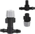 Drip Irrigation Kit, 20Pcs Adjustable Sprinkler Drip Irrigation Mister Heads with Tee Joints, Watering System for Garden Lawn Farm...