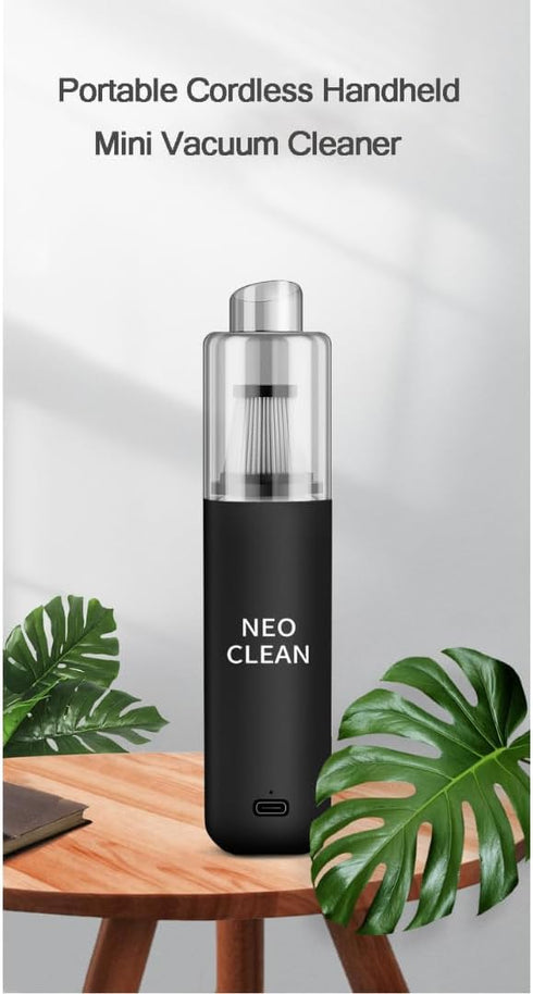 Neo Clean – Unleash The Power of Portable Cleaning. A car Vacuum, Handheld Vacuum, and Mini Vacuum All in one. A Cordless Rechargeable Vacuum Wond...