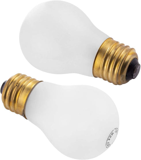 8009 Light Bulb for Refrigerator Oven - 130V 40W Replacement Bulbs for Whirlpool GE Kenmore Frigidaire Amana KitchenAid Refrigerator Freezer - Oven Light Bulb for Whirlpool GE Kenmore Oven - 2PCS