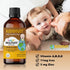 Baby Multivitamin Liquid Drops with Inulin - 48 Daily Servings, 4 Fl Oz (120mL) - Glass Bottle - Sugar Free, Gluten Free, Vegetarian Friendly...