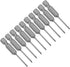 uxcell 10 Pcs 1.6mm PH00 Magnetic Phillips Screwdriver Bits, 1/4 Inch Hex Shank 2-inch Length S2 Power Tool...