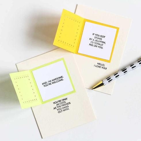 Mini Note by Julie Ebersole, Essentials by Ellen Designer Die Cuts, Note Card, Lunch Notes. DIY cutting dies for card making and scrapbooking...