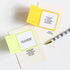 Mini Note by Julie Ebersole, Essentials by Ellen Designer Die Cuts, Note Card, Lunch Notes. DIY cutting dies for card making and scrapbooking...