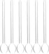STOBAZA 6Pcs Coffee & Espresso Spoons Glass Stirring Teaspoons 5.58 Inches Stirring Rod Mixing Spoon Ice Tea Stirrers for Coffee Tea Sugar Home Ba...