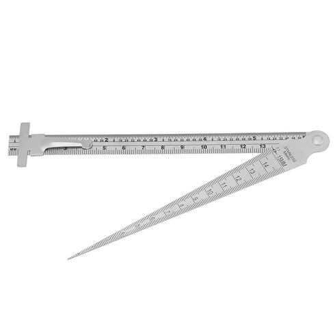 Taper Gap Gauge TOPINCN Stainless Steel Depth Ruler Hole Inspection Tool Dimensional Measurement...