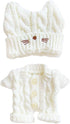 niannyyhouse 20cm Plush Doll Clothes Cat Hat Woolen Thread Onesies 8in Doll Accessories (B)...