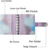 Purple PU Leather Budget Binder Cover, for A7 6-Ring Money Organizer Budgeting Refillable Loose Leaf Receipt Binder Notebook Bookmark Planner Book...