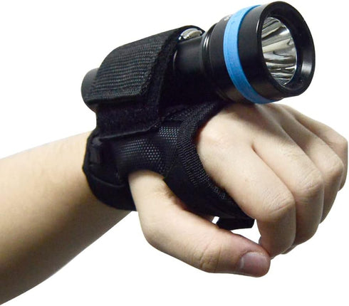 XTAR Goodman Style Glove Hand-Free Torch Holder Soft Hand Mount for Scuba Dive Lights Led Flashlight Universal Adjustable Wrist Strap Diving Acces...