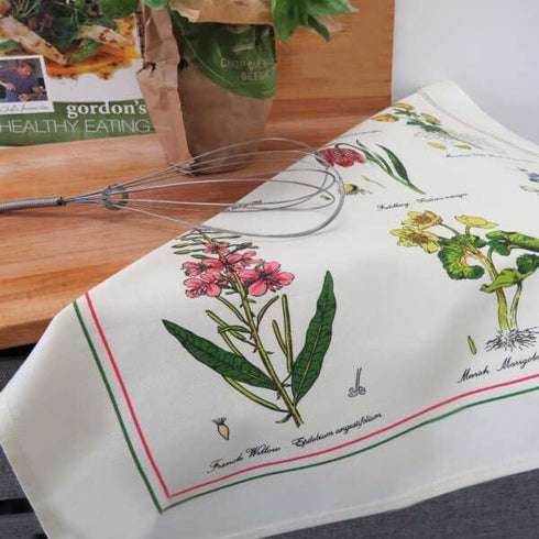 Samuel Lamont, Botanic Garden Kitchen/Tea Towel, 100 Percent Cotton, Imported from UK...
