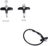 15.7"(40cm) Threaded Release Cable Vibration-Free Black Shutter Release Cable Shutter Release Cable with Bulb-Lock Mechanical Shutter Release Cabl...