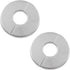 2PCS 304 Stainless Steel Round Escutcheon Plate Round Snap-fit Decorative Cover For Outer Diameter 65mm, Inner Diameter 24mm...