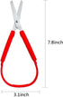 Loop Scissors for Children and Teens, Right and Lefty Support, Easy-Open Squeeze Handles Safety Scissors Toddler Safety Craft Scissors Student & C...