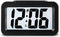 Hense Creative Nightlight Smart Light Alarm Clock Bedside Desk Table Electronic Clock Battery Operated Mute Luminous Alarm Clock with Adjustable L...