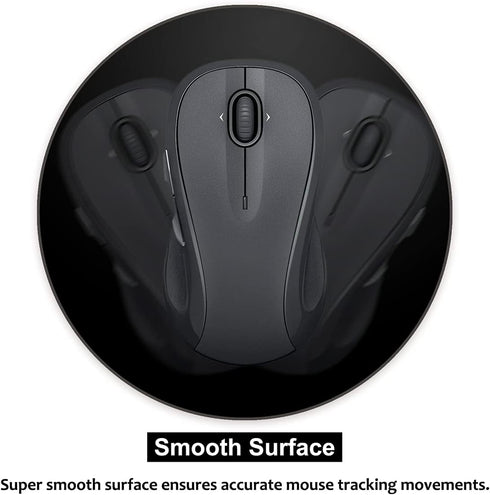 Audimi Mini Round Mouse Pad 6 x 6 Inch, Small Mouse Mat Non-Slip Rubber Base for Laptop PC Office Working Wireless Mouse Home Office Travel, Porta...