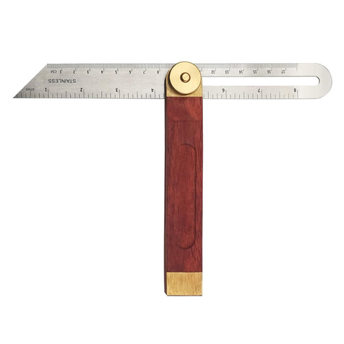 bevel gauge, Sliding Bevel Gauge, 8 Inch T Bevel Angle Finder with Wooden Handle T Measurements Ruler for for Craftsman Carpenter...