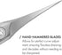 GERMANIKURE Professional Nail Cutter Scissors - FINOX Stainless Steel Nail Scissors - Curved for Nail Tips - Manicure Tools in Leather Case - Ethi...