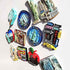 3D New York Skyline Refrigerator Magnet Sticker Tourists Travel Souvenirs, 3D NYC Landmark Broadway Times Square Statue of Liberty for Home & Kitc...