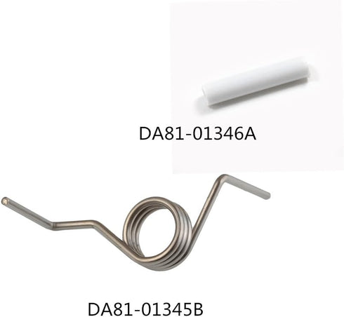 FRENCH DOOR SPRING Replaces For Samsung Refrigerator DA81-01345B DA61-07471A With With Sleeves (Pack of 2)