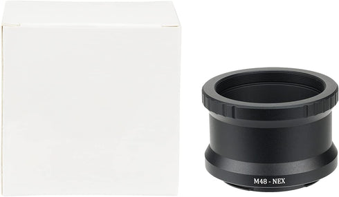 SVBONY SV196 Camera Adapter Wide M48 to NEX E-Mount Ring Adapter Compatible with Sony NEX Alpha Body Camera...