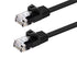 Monoprice Cat5e 25ft Black Flat Patch Cable UTP 30AWG 350MHz Pure Bare Copper Snagless RJ45 Flexboot Series Ethernet Cable...