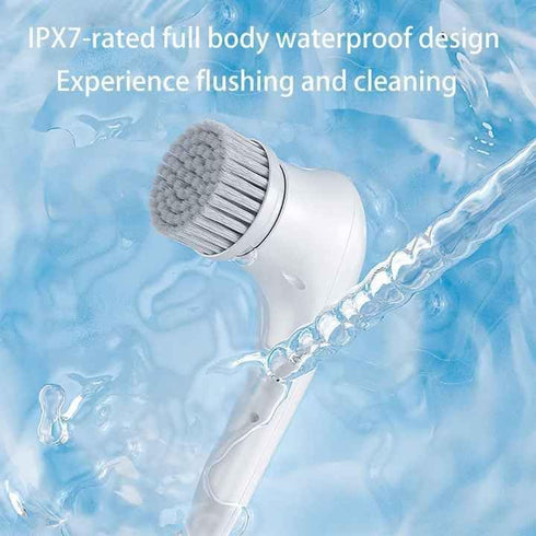 Electric Spin Scrubber with 5 Brush Heads, Cordless Cleaning Brush Tub Tile Scrubber for Home, Scrubber for Cleaning Kitchen, Window, Sink, Dish, ...