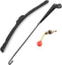 UTV manual windshield wiper arm length 450mm/17.7 inch wiper blade length about 400mm/15.7 inch (3 pieces/set)...