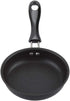 12cm Mini Round Frying Pan for Frying Eggs, Egg Pan Iron Coating Kitchen Cookware Household Small Kitchen Cooker, Black...