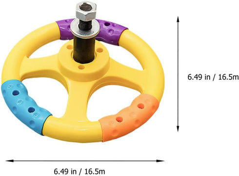 Alipis 1 Pc Children's Steering Wheel Car Seat Toys Toy Steering Wheel for Car Steering Wheel for Bumper Car Kids Car Toys para Toy Cars Toy Car S...
