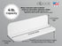 Made in USA White Stick-On Removable Adhesive Floating Wall Shelf Durable Textured ABS Injection Molded Plastic with Lipped Edges | Designed for S...