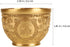 Feng Shui Treasure Bowl: Chinese Fortune Money Bowl Brass Cornucopia Bowl Feng Shui Treasure Basin Wealth Bowl Golden Offering Bowl Table Centerpi...