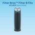 Filter Bros Carbon Filter B 4Pack Replacement Fits GermGuardian AC4825 AC4900CA...