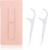 Portable Dental Floss Case Automatic Dental Floss Pick Organizer Case Travel Flosser Dispenser Storage Case Refillable Holder Boxes with 10 Floss ...