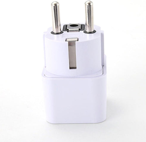 ANRANK UE3360AK 2 Packs Universal AU US UK to EU Europe Plug AC 250V Power Travel Adapter White...