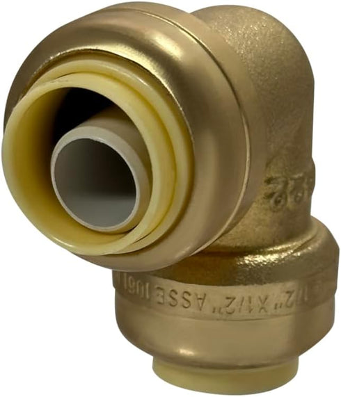 2 Pcs XFITTING Push Fit 1/2 Inch x 1/2 Inch Push Fit Elbow, 27-3-3=2XX...