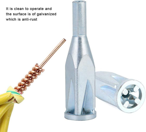 YWBL-WH Wire Stripper Electrical Cable Quick Connector Twisting Tool for Power Drill Driver (Rectangle/Round)(Rectangle), Terminals...