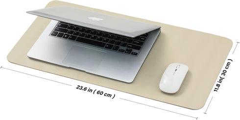 Compact Cork Desk Mat - Small Dual-Sided Desk Pad for Office and Home - Desk Organization and Accessories - Ideal for Large Mouse Pad and Small De...