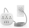 Power Strip 3 Outlets and 3 USB Ports with Switch Control, Desktop Charging Station with 5 ft Extension Cord, Compact for Nightstand, Office and T...