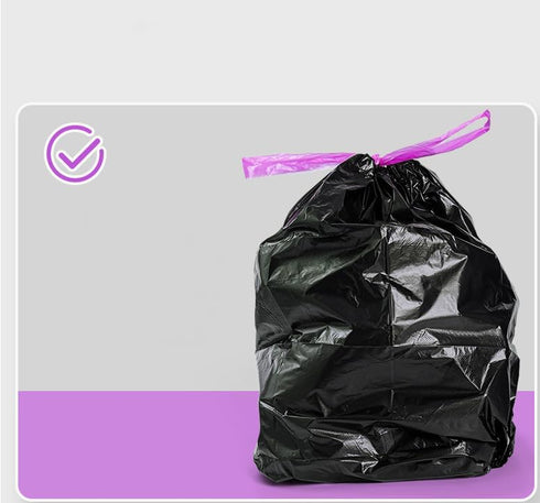 Drawstring garbage bag, office garbage bag, household garbage bag, thickened garbage bag...