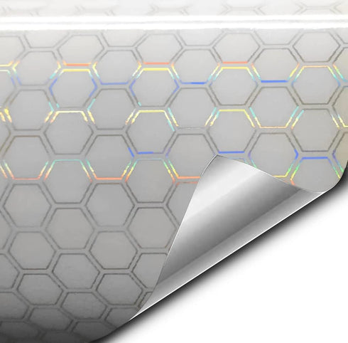 VViViD Bio HEX+ Air-Tint Headlight Vinyl Roll (17.9" x 60", Clear Large Pattern)...