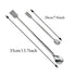 1Set Stainless Steel Micro Sampling Spoons Spatula Combination Reagent Spoons Laboratory Supplies (Pack of 4)...