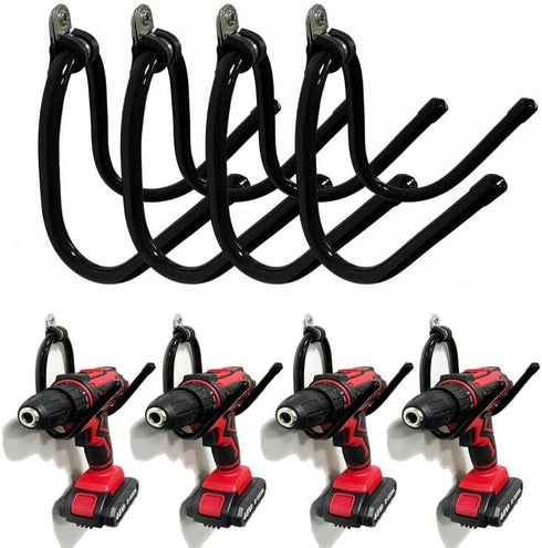 Power Tool Organizer,Wall Mount Garage Storage Rack,Power Tool Hanger Hook,Workshop/Home Organization Wall Hanger for Drill,Cable,Accessories Bag,...