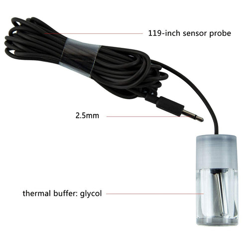 Elitech GSP-6 External Temperature Sensor Propylene Glycol Bottle for Life Science, Vaccine and Medicine Transportation...