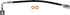 Dorman H620585 Front Passenger Side Brake Hydraulic Hose Compatible with Select Jeep Models...