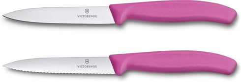 Victorinox 67796L5B Paring Knife, Pointed Tip, Serrated, Pink...