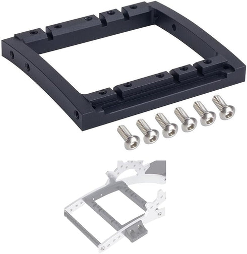 SCX10 II Servo Mount Bracket,LCG Frame Bumper Mounts,Steering,Winch Dual Servo Mounts for 1/10 RC Rigs Crawler Capra SCX10 II Axle Comp TGH Rails ...